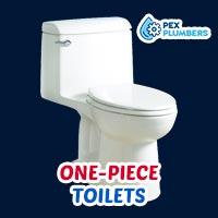 One-Piece Toilets