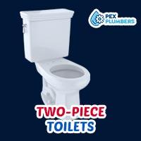 two-piece toilets