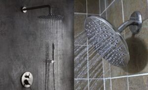 Rain shower head vs regular