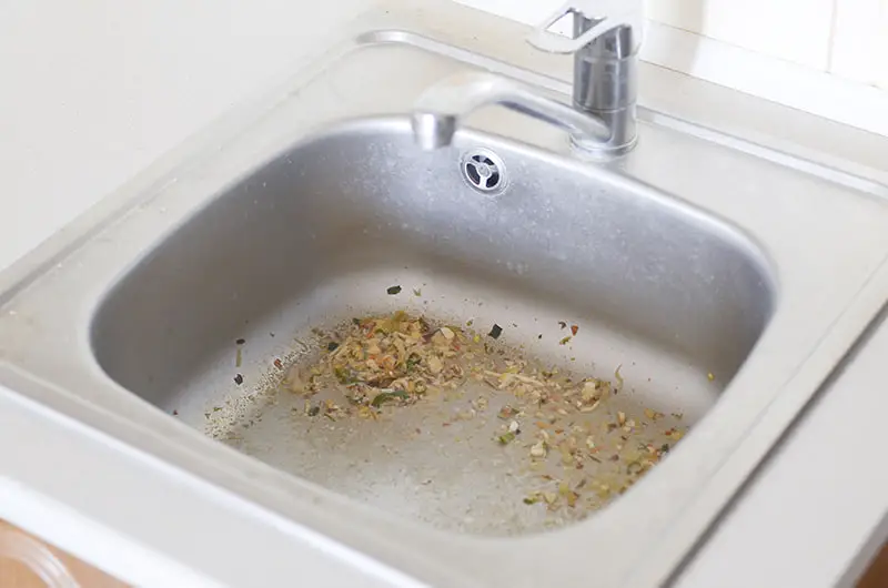 Why kitchen sink clogged past trap?