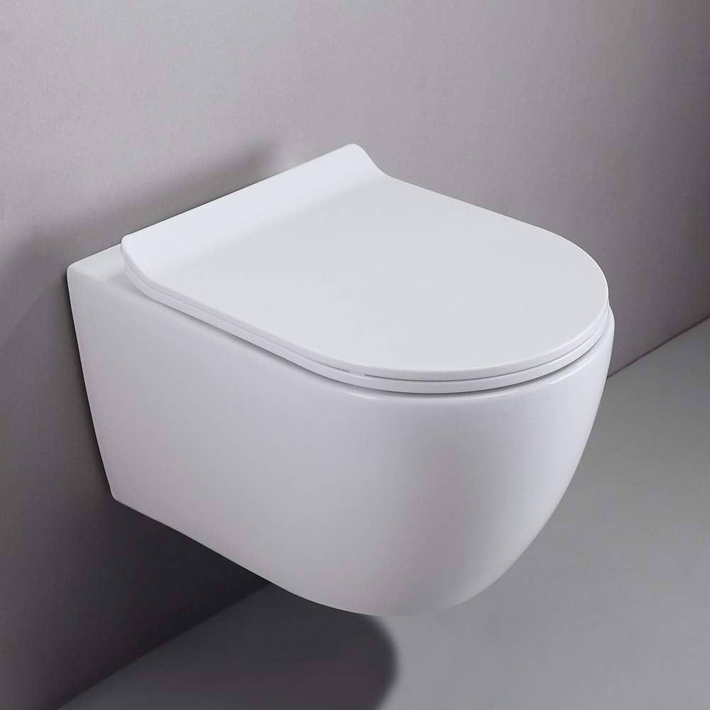 Homary Wall Hung Elongated Toilet Bowl